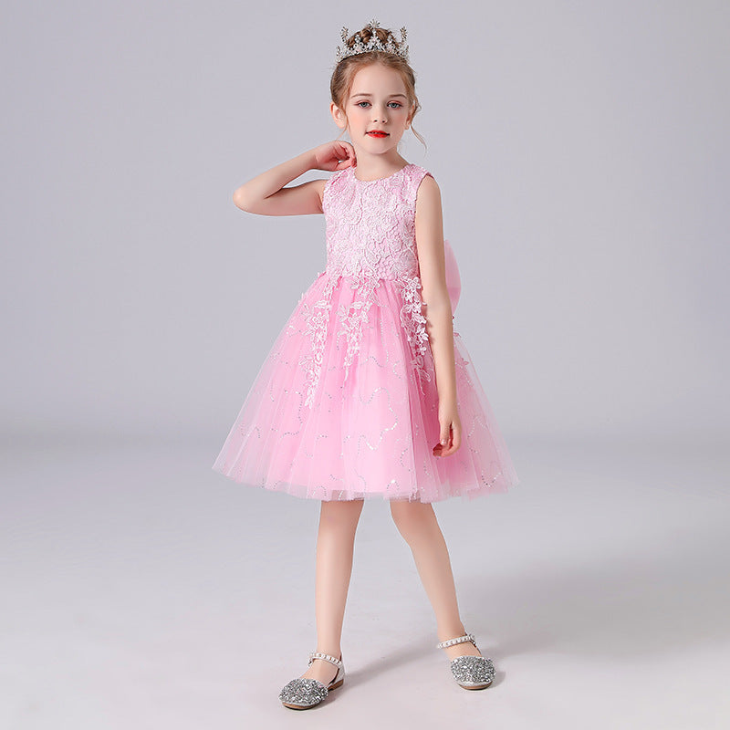 Girls' Formal Dress, Fashionable Party Princess Dress, Multiple Colors To Choose From