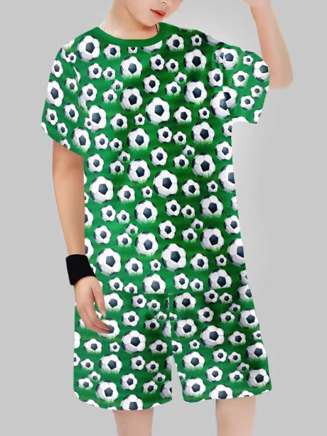 Summer Boys' Dinosaur Shorts Set