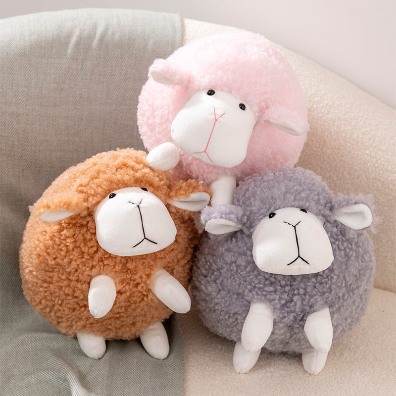 Round Spherical Lamb Doll Plush Toys