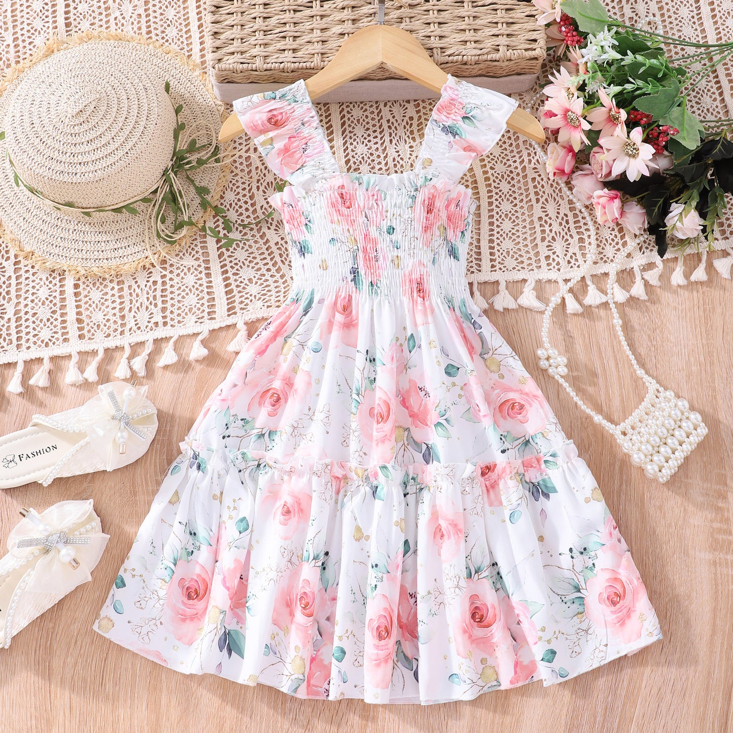 Girl's Sleeveless Printed Summer Dress, Multiple Styles To Choose From