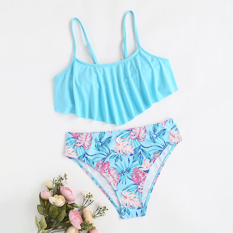 Girls' Cute Sport Split Bikini Swimsuit