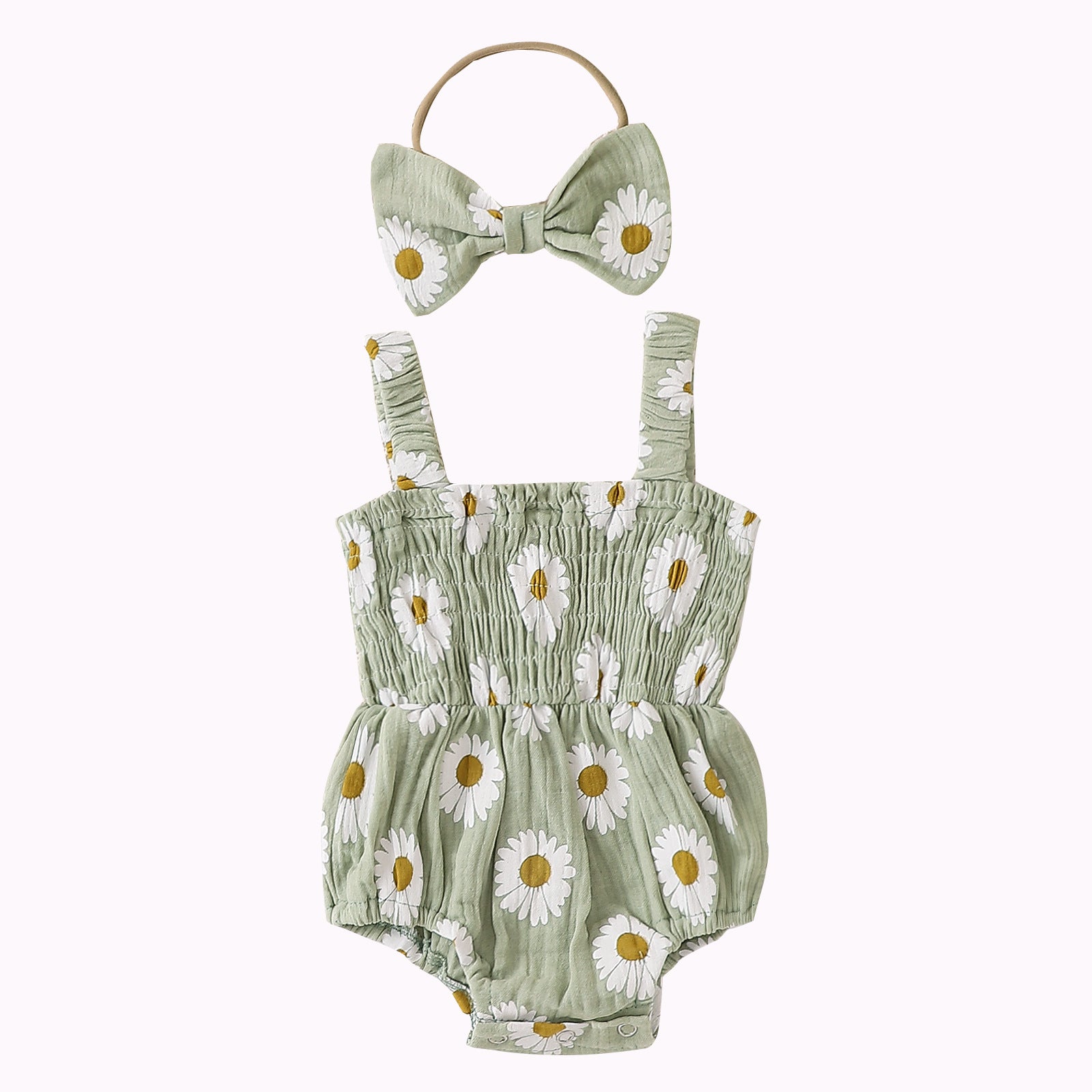 Baby Girls' Fashion Personality Summer Onesie