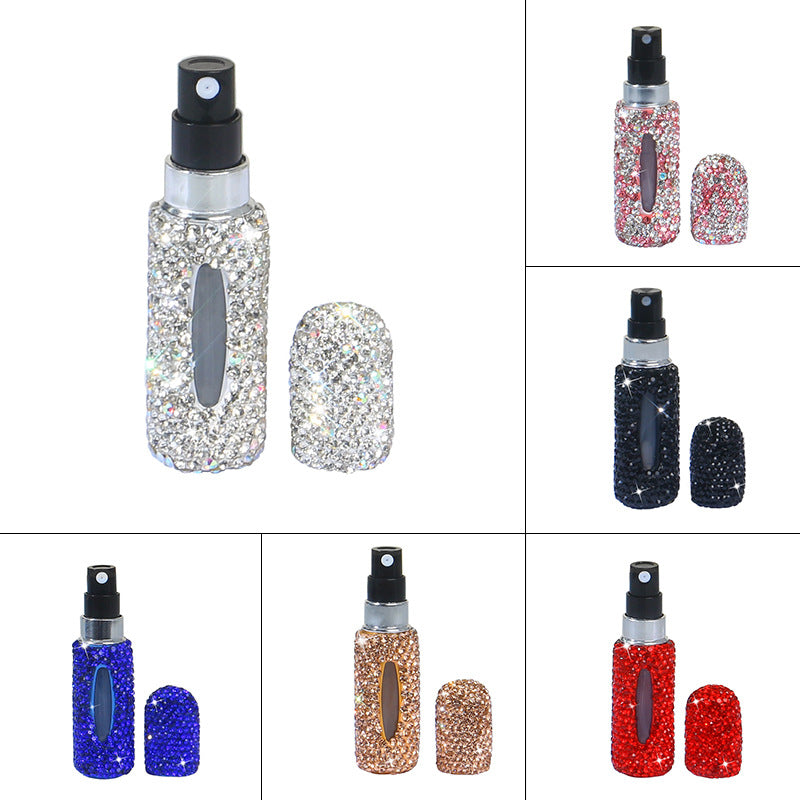 Mom's Gift Idea, 5ml Diamond Perfume Sub-bottles Bottom Charging Bottle