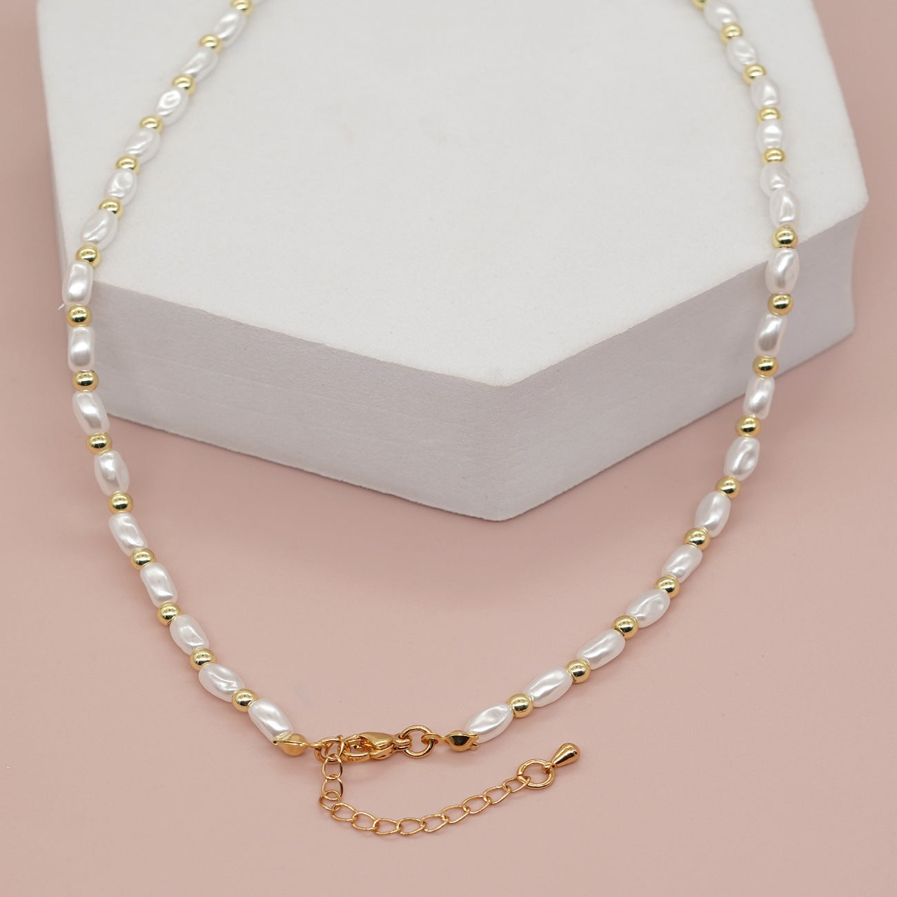 Fashion Simple Pearl Necklace, Gift For Mom