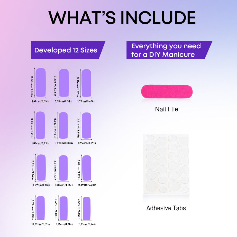 Valentine's Day Super Long Handmade Stick-on Nails