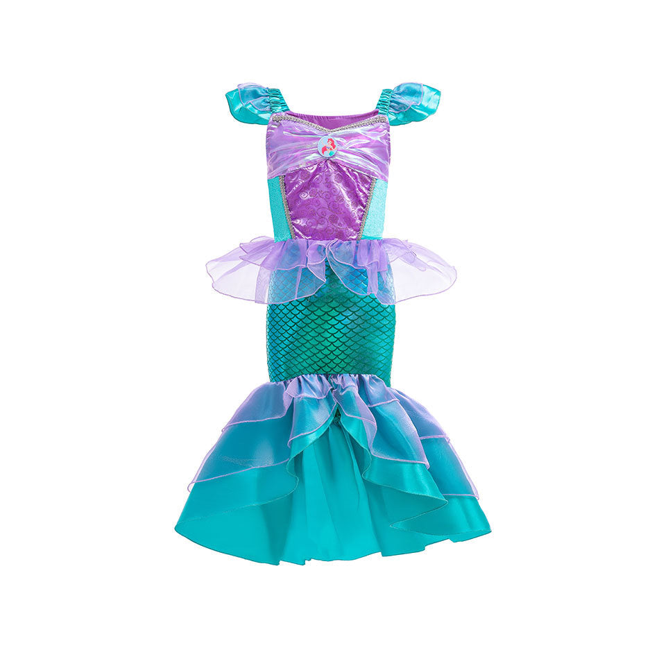 European And American Style Children's Mermaid Princess Dress Cosplay