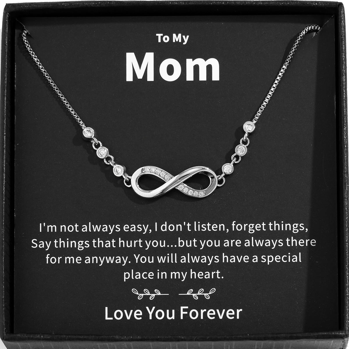 Mother's Day Necklace Gift Box, Fashion Jewelry, Gift For Mom