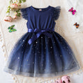 Fashionable Little Girl Starry Princess Tulle Dress