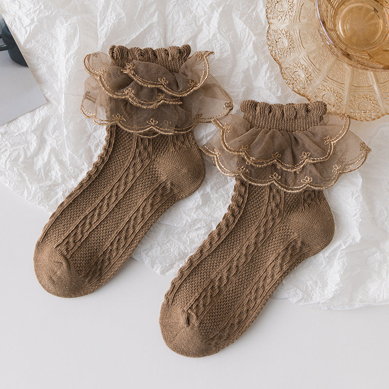 Lolita Style Girls' Lace Socks