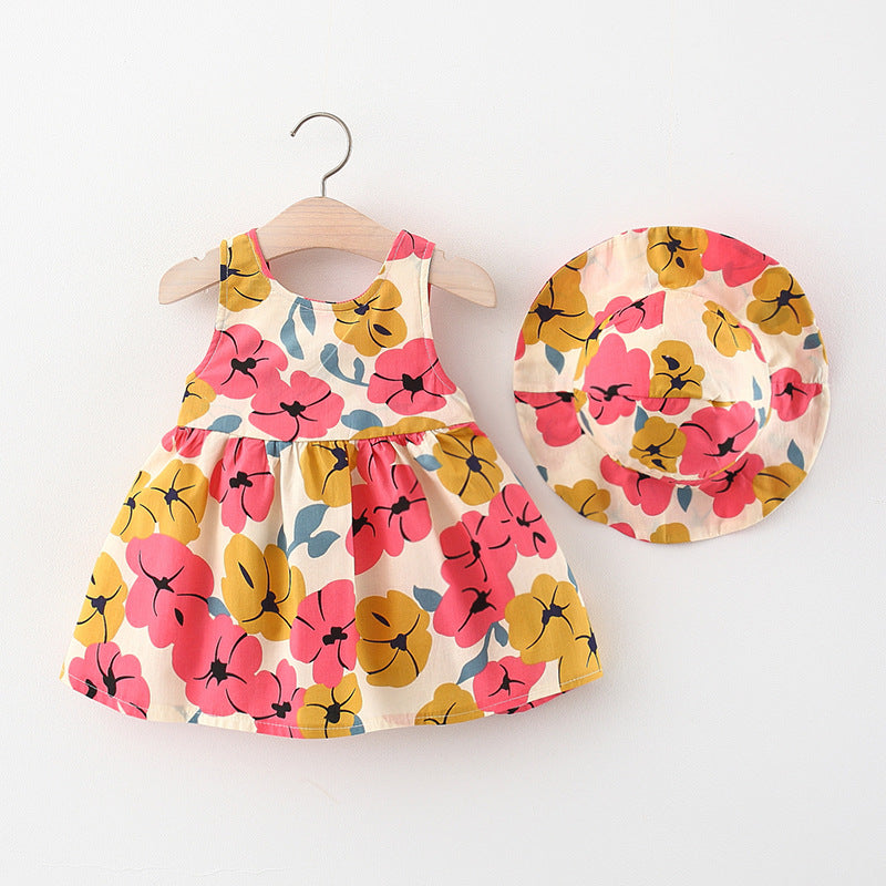 Girls Children's Princess Dress With Hat Included