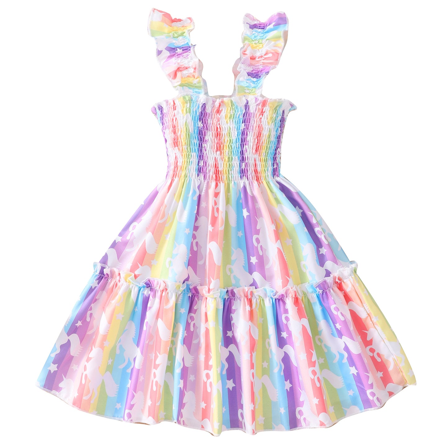 Girl's Sleeveless Printed Summer Dress, Multiple Styles To Choose From