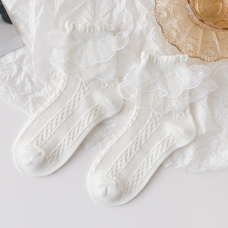 Lolita Style Girls' Lace Socks