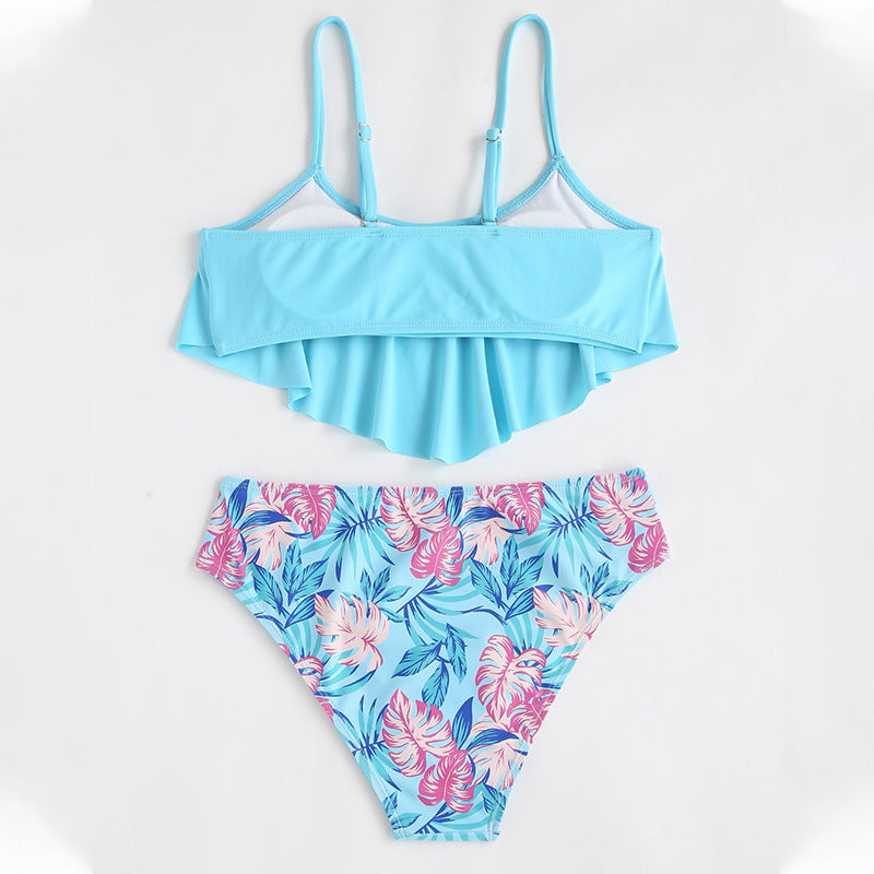 Girls' Cute Sport Split Bikini Swimsuit