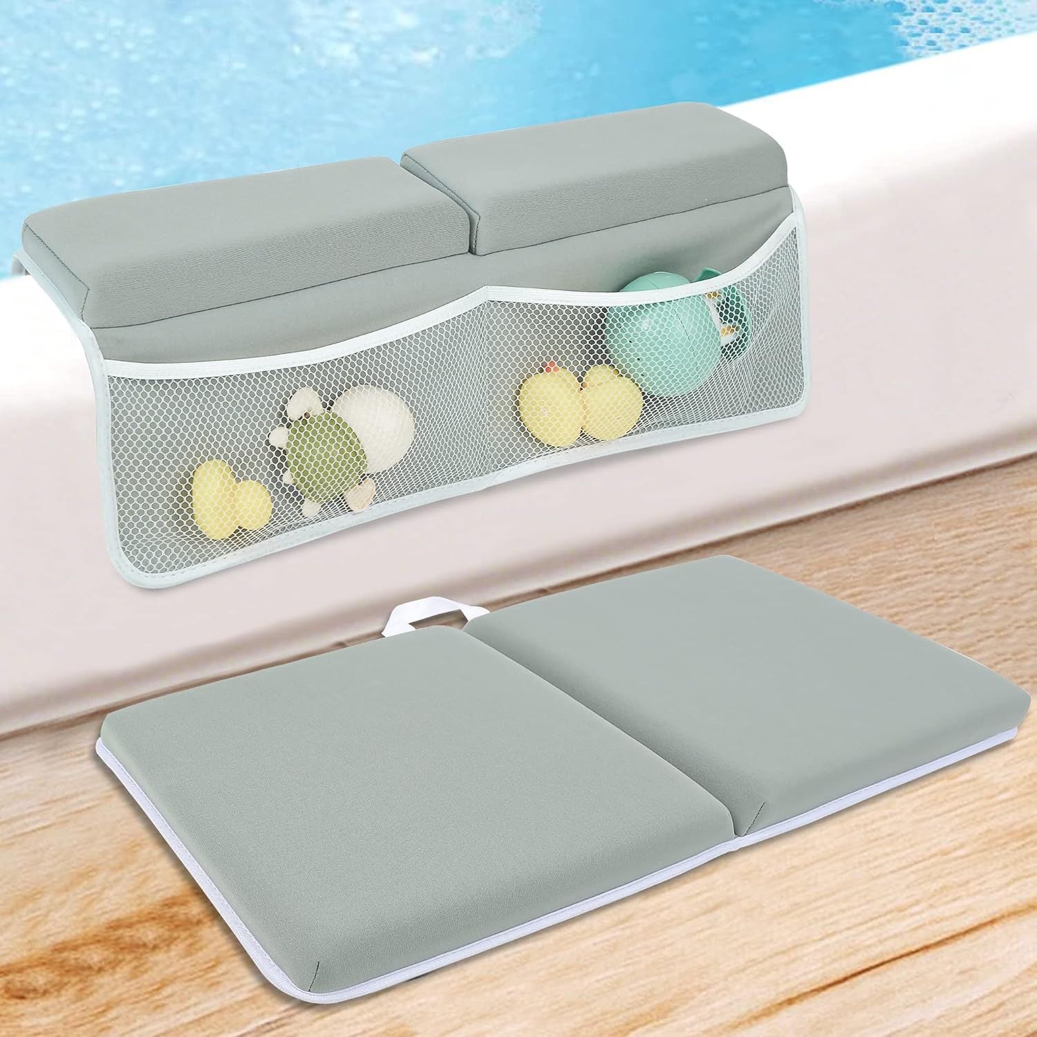 Folding Hanging Pad Baby Bath Non-slip Neoprene Bathroom Kneeling Pad