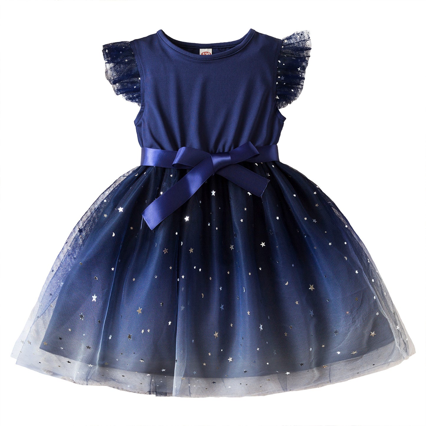 Fashionable Little Girl Starry Princess Tulle Dress