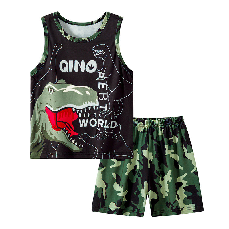 Boy's Printed Basketball 2pc Set
