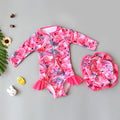 Girls' Long Sleeved Quick Drying Swimwear