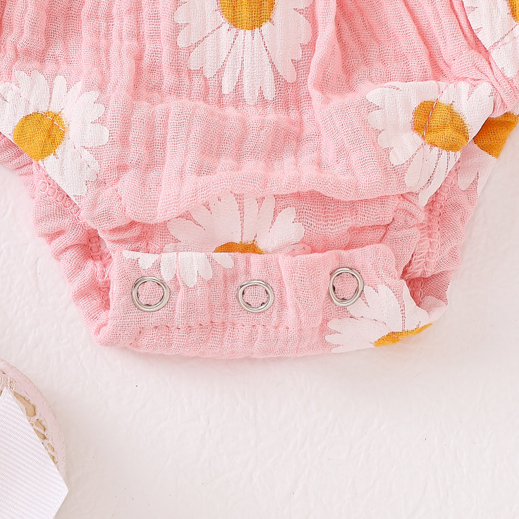 Baby Girls' Fashion Personality Summer Onesie