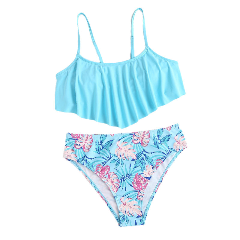 Girls' Cute Sport Split Bikini Swimsuit