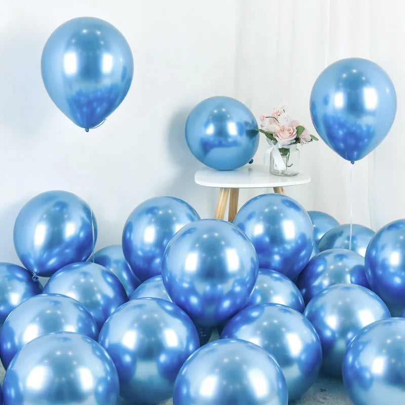 126pcs Rocket Astronaut Outer Space Theme Navy Blue Metallic Sliver Latex Balloon Garland Arch Boys Birthday Party Decoration