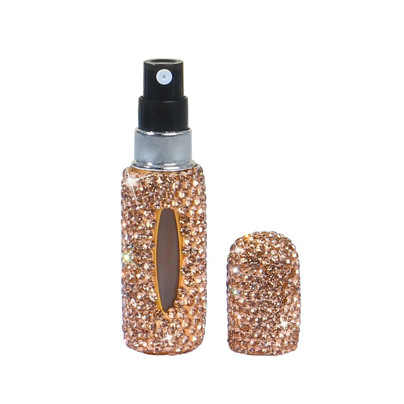 Mom's Gift Idea, 5ml Diamond Perfume Sub-bottles Bottom Charging Bottle