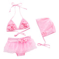 3-piece Swimsuit Sling Hot Spring Bathing Suit