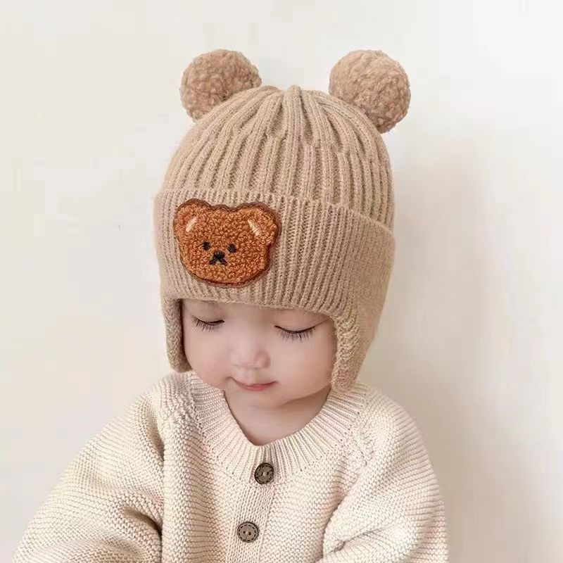 Children's Hat Autumn And Winter Girls Sleeve Cap Korean Style