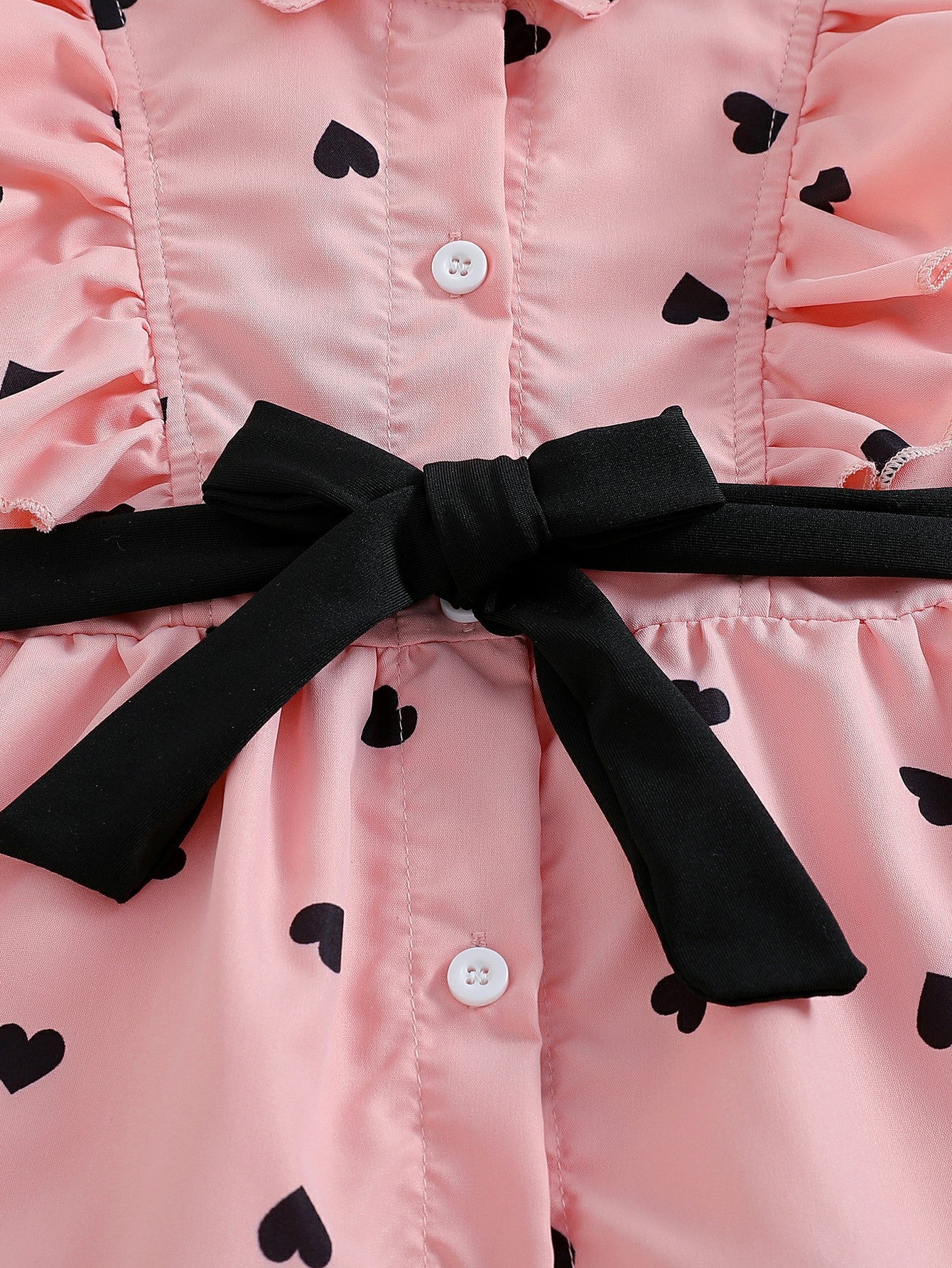 Girls' Fashion Long Shirt Including Belt Leggings Suit