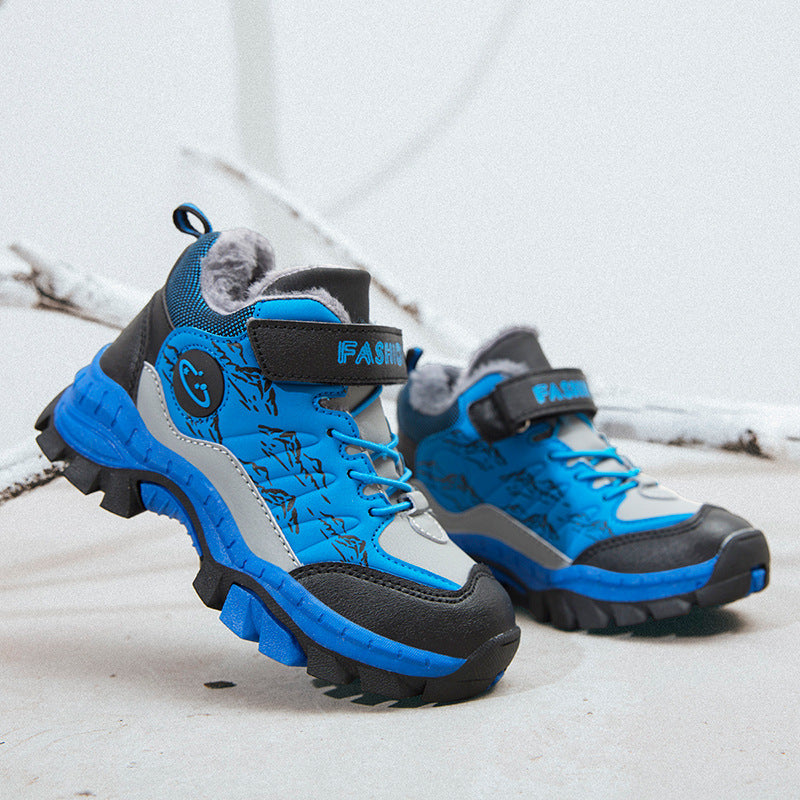 Boys' Large Cotton Hiking Shoes