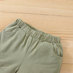 Boy's Little Dinosaur Cotton Set