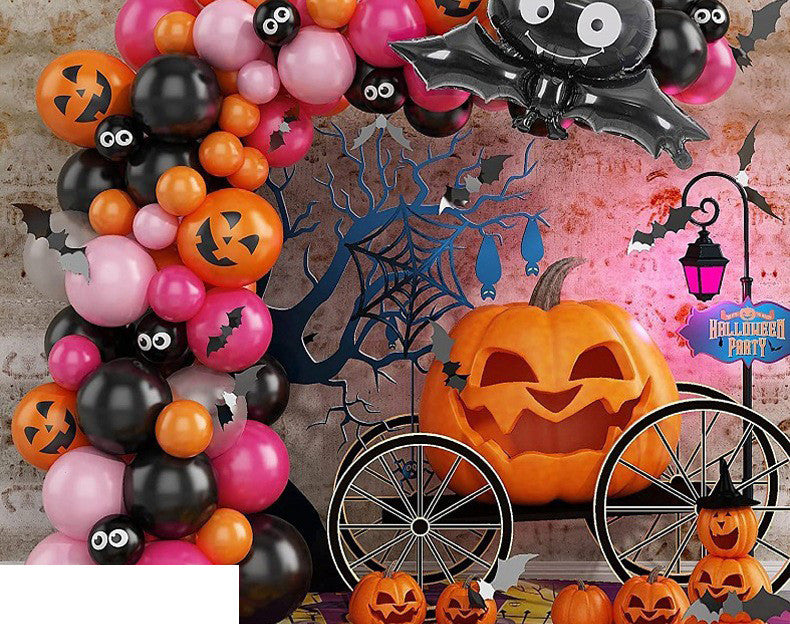 Halloween Party Decor Latex Balloons Set, Multiple Kits to Choose From