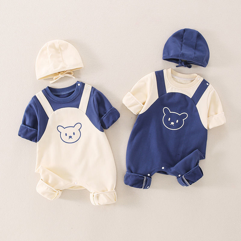 Super Cute Baby One-piece Romper & Cap