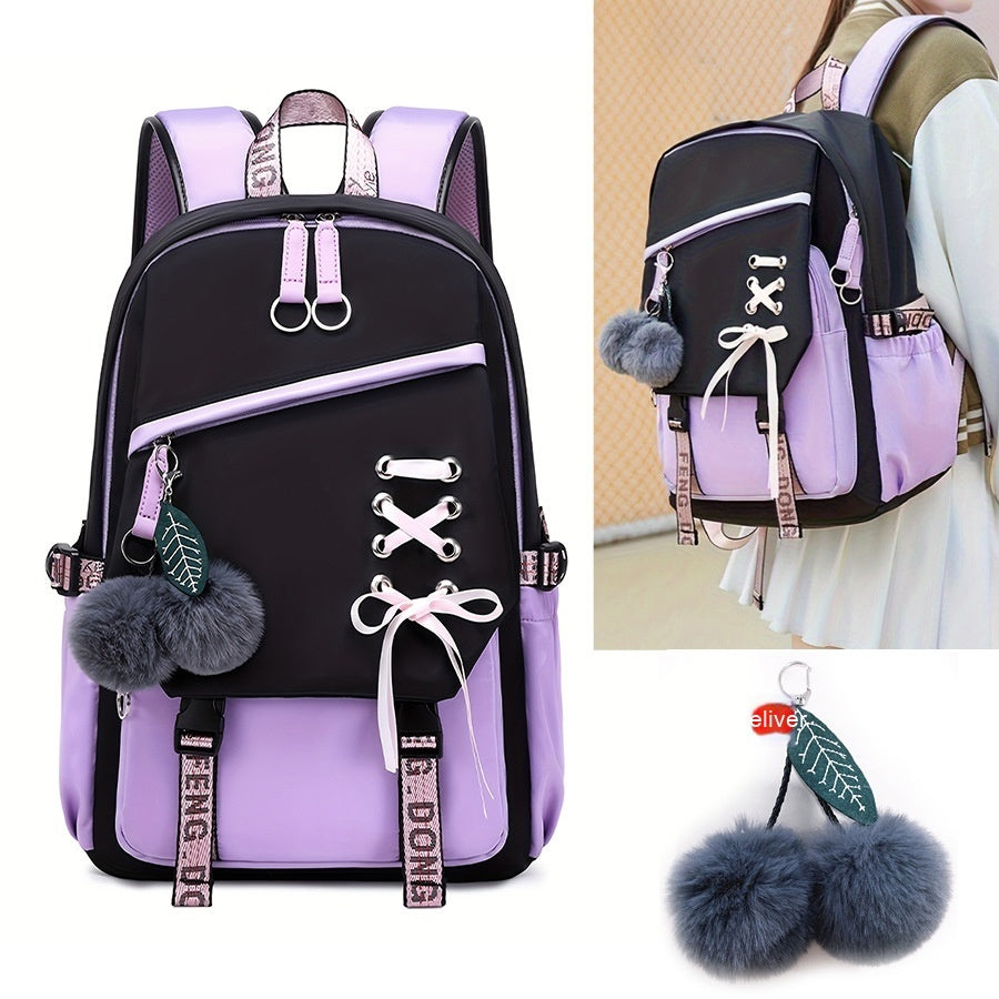 New Bow Girls' Backpack