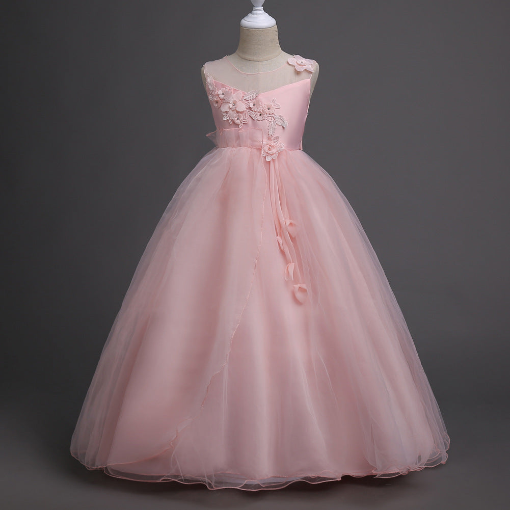 Children's Full Dress, Girls' Princess Dress, Formal Dress