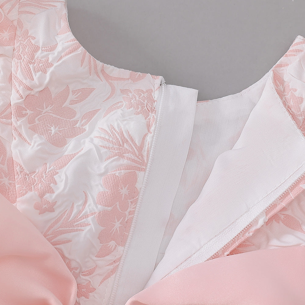 Baby/Girls' Fashion Bowknot Embroidered Dress