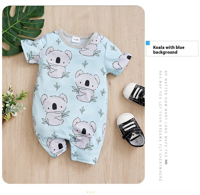 New Baby Romper Full Printed Koala Baby