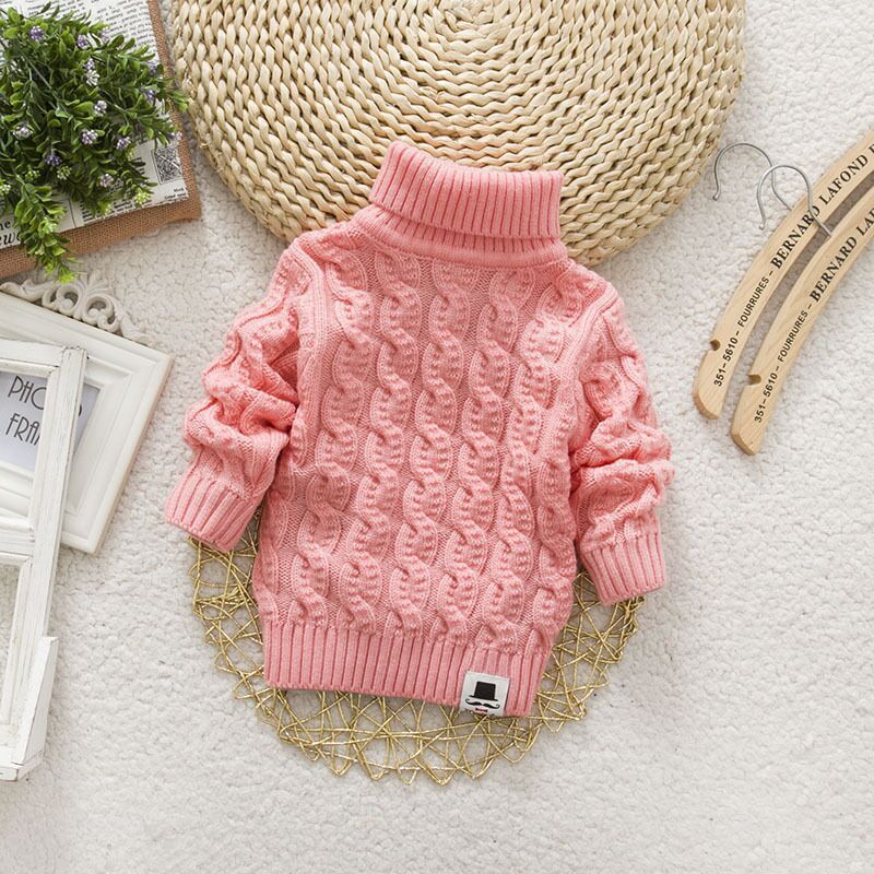 Children's Plush Thick Knitted Sweater