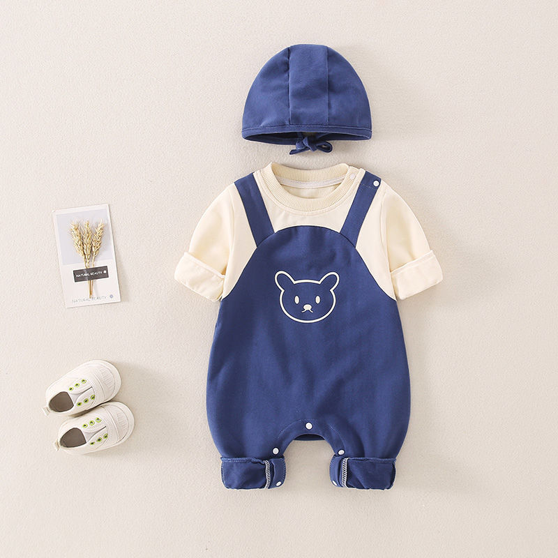 Super Cute Baby One-piece Romper & Cap