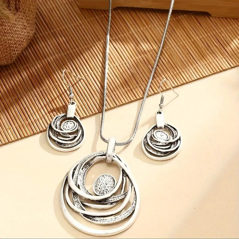 Hollow Retro Bohemian Jewellery Set