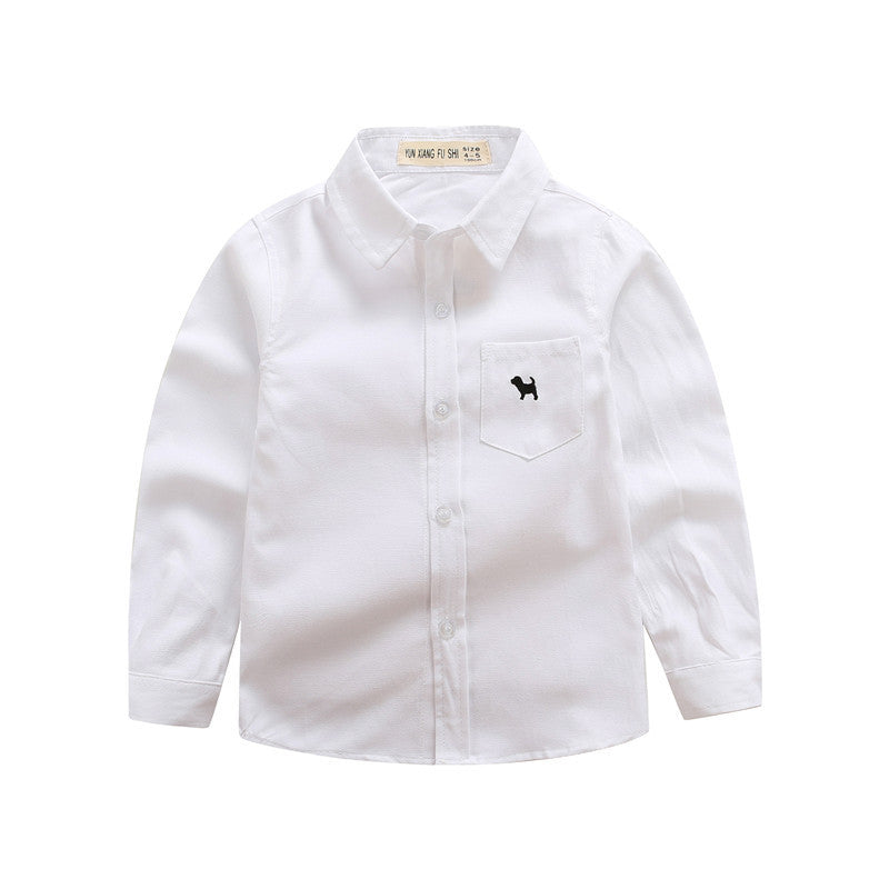 Children's Shirts Boys' Long-sleeved Dress Shirts