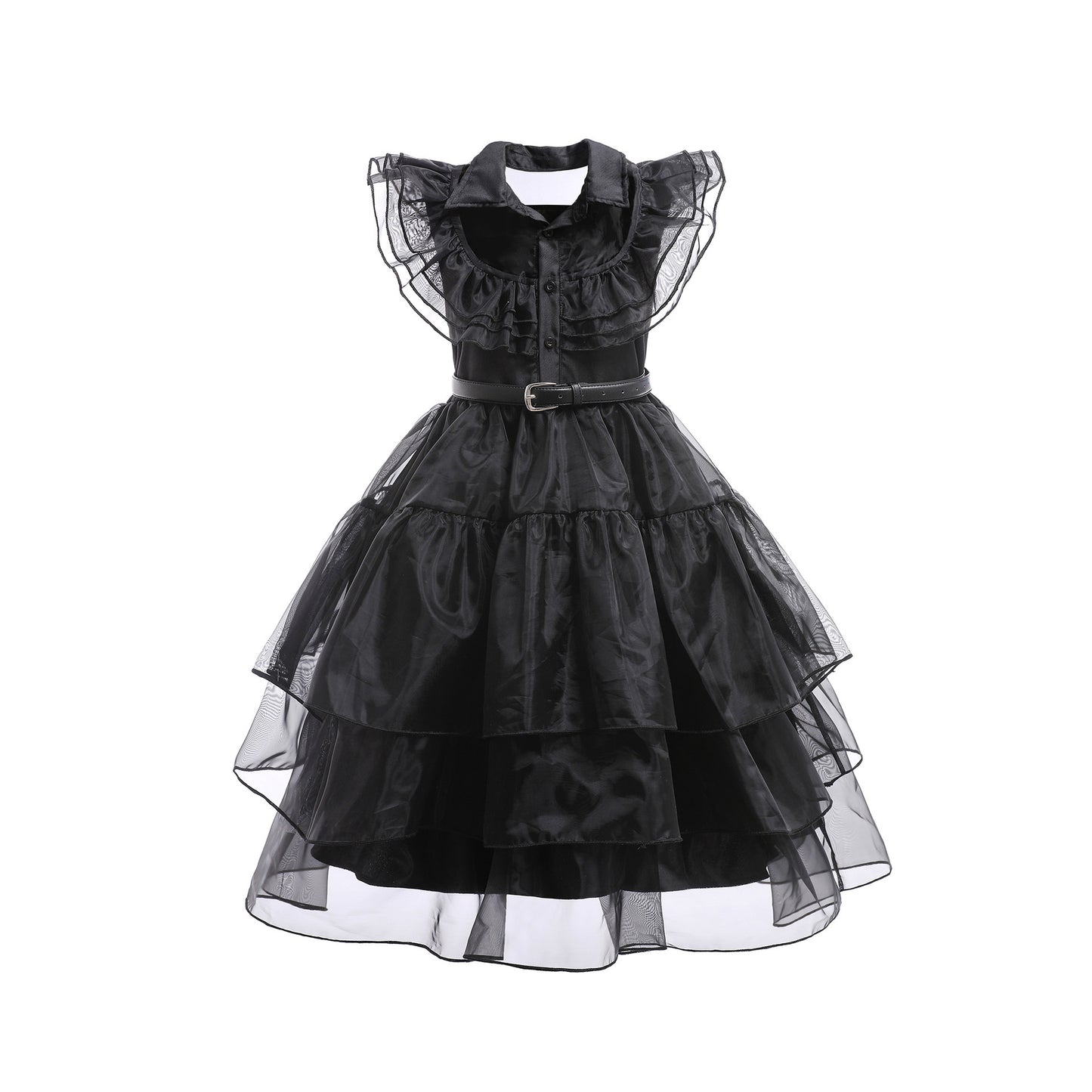 Black Dress Cosplay Clothing Girls