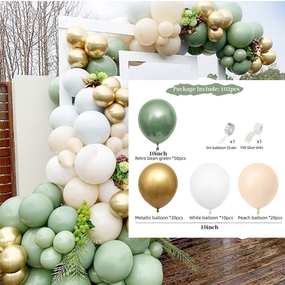 Morandi Color Balloon Decoration Birthday Party Supplies