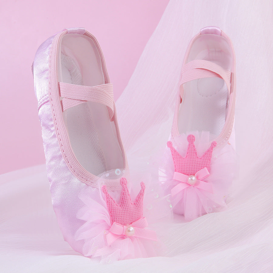 Girls' Dance Shoes Soft Bottom Training Shoes Girl Ballet Shoes