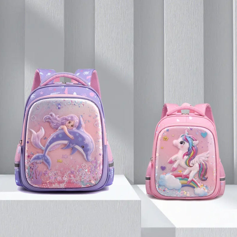 Waterproof Mermaid Children's Backpack