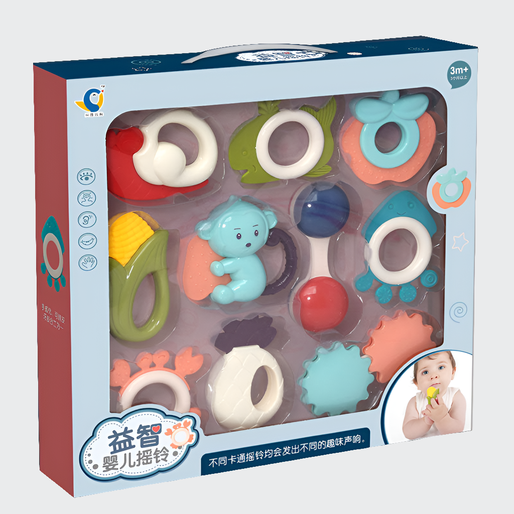 Baby Rattle 10 Piece Set