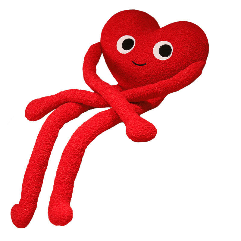 Children's Long Leg Love Throw Pillow, Valentine's Day Gift Idea