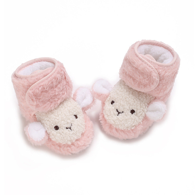 Baby Non-slip Cartoon Cotton Slippers