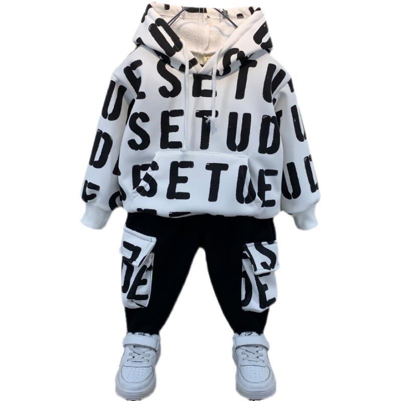 Winter Boy/Girl Thickened Sweater 2pc Set