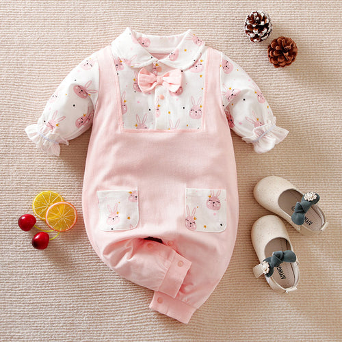 Baby Casual Jumpsuit Fake Two Pieces Jumpsuit