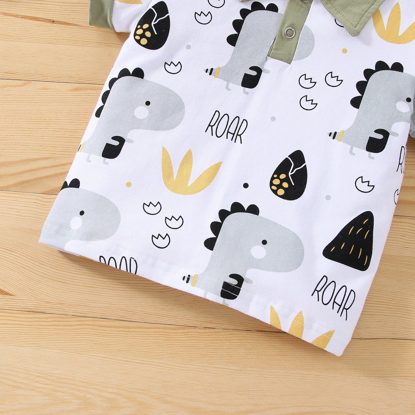 Boy's Little Dinosaur Cotton Set